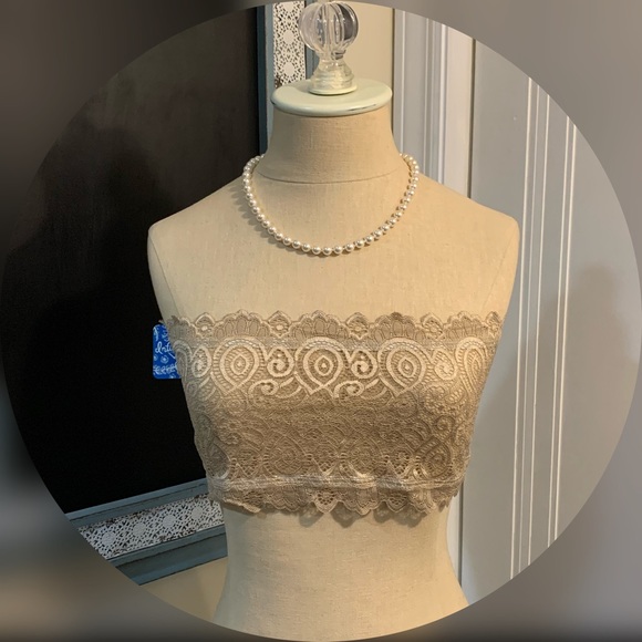 Free People Intimately Reversible Lace Bandeau Bra - Picture 3 of 7